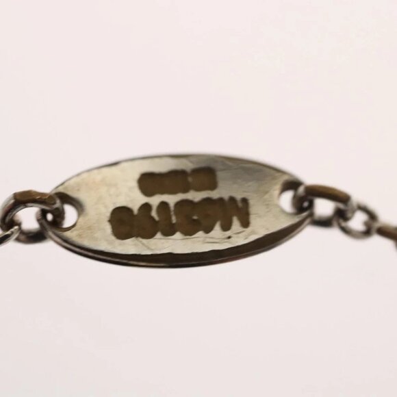 LOUIS VUITTON Essential V Bracelet metal Silver LV Auth - Picture 11 of 13